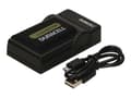 Miniatyrbilde 1 av 5: Duracell - USB batterilader - Li-Ion - 1 x batterilader - svart