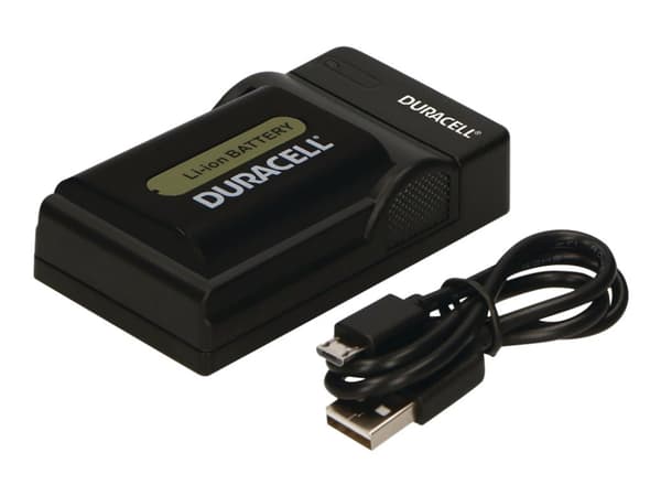 Duracell - USB batterilader - Li-Ion - 1 x batterilader - svart Sort