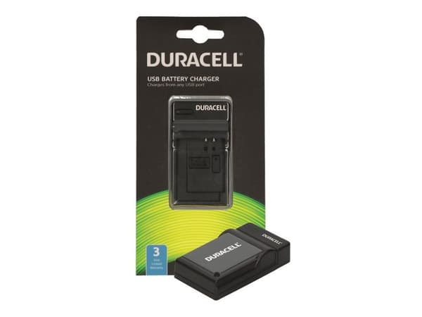 Duracell - USB-batterilader - 1 x batterier lader - svart