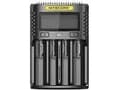 Pikkukuva 4 / 5: NiteCore UMS4 Laturi pyöreille kennoille NiCd, NiMH, Li-Ion, LiPo 10440, 10500, 12500, 12650, 13500, 13650, 14500, 14650, 16340, 16650, 17335 , 17355
