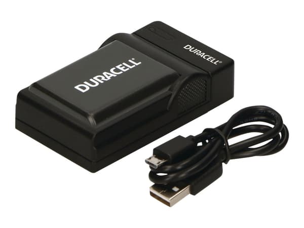 Duracell - USB-batterilader - 1 x batterier lader - svart