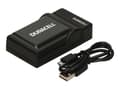 Miniatyrbilde 1 av 5: Duracell - USB-batterilader - 1 x batterier lader - svart