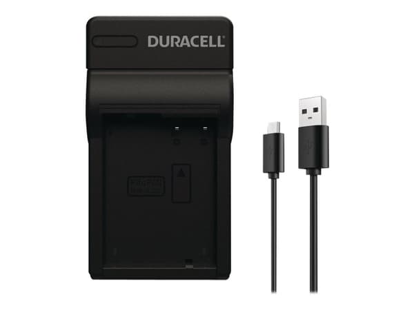Duracell - USB-batterilader - 1 x batterier lader - svart