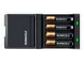 Miniatyrbilde 2 av 5: Duracell CEF27 - 0,75 t batterilader - (for 4xAA/AAA) 4 x AA / AAA - NiMH
