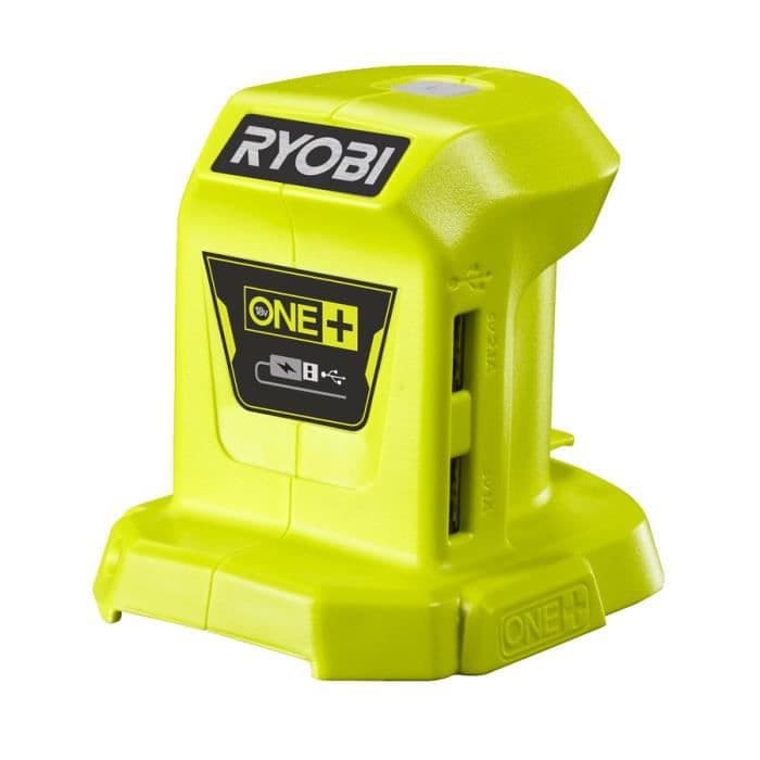 RYOBI R18USB - 0 - 18 Volt ONE + USB-oplader (2 USB-porte)