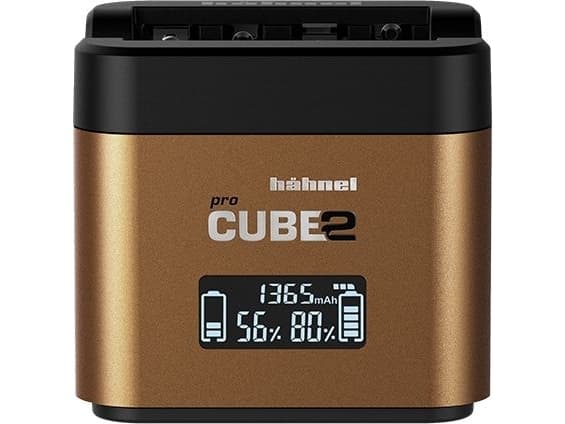 Hähnel PROCUBE2 - Batterilader - (for 4xAA, 4xAAA) + bilstrømadapter - 2.4 A