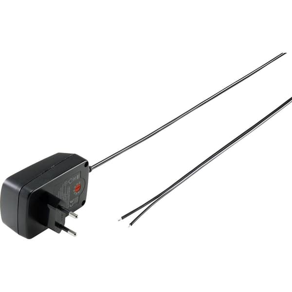 VOLTCRAFT VC-11258695 Nätadapter ställbar 3 V/DC, 4.5 V/DC, 5 V/DC, 6 V/DC, 7.5 V/DC, 9 V/DC, 12 V/DC 1.5 A 18 W Utgång