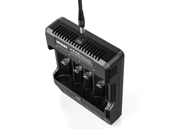 XTAR VP4C - Hurtiglader Micro-USB Li-Ion 4 spor - Hurtiglader - Lithium Ion (Li-Ion)