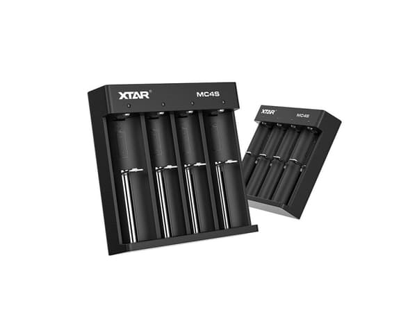 Xtar universal 4 x Li-ion og Ni-MH batterilader MC4S