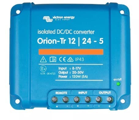 Victron Energy Victron Energy Orion-Tr 12/24-5A 120 W växelriktare för fordon (ORI122410110)