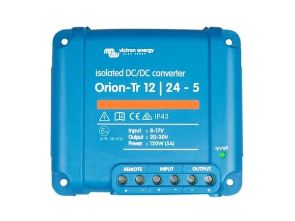 Victron Energy Victron Energy Orion-Tr 12/24-5A 120 W växelriktare för fordon (ORI122410110)
