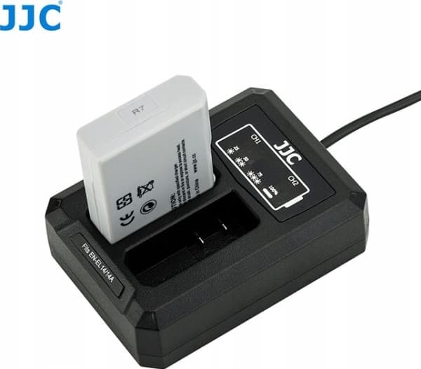 JJC kameran laturi kaksikanavainen USB-laturi Nikon En-el14 / En-el14a:lle