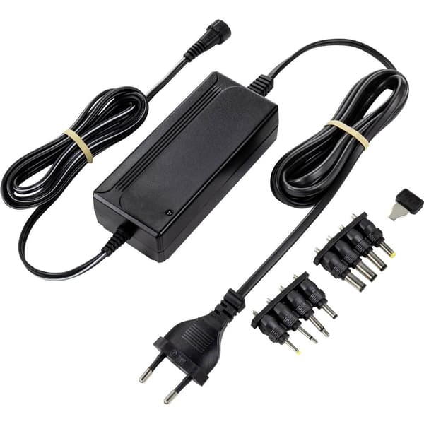 VOLTCRAFT VC-11320930 Bordsnätadapter ställbar 5 V/DC, 6 V/DC, 7.5 V/DC, 9 V/DC, 12 V/DC, 13.5 V/DC, 15 V/DC 3 A 36 W U
