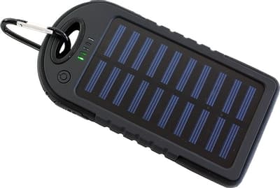 Aurinkokenno-varavirtalähde 5000 mAh taskulampulla