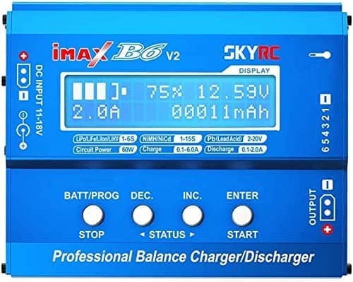 SKYRC iMAX B6 V2 60W 6A DC/DC-omvandlare kompatibel med DJI Mavic Inspirera intelligent batteri NiMH - Tillbehör till Fjärrstyrda Leksaker Laddare