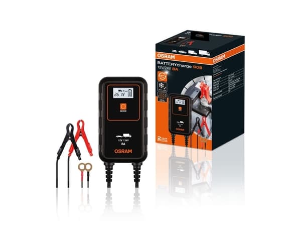 Osram Batterilader 8A, 1,5m kabel