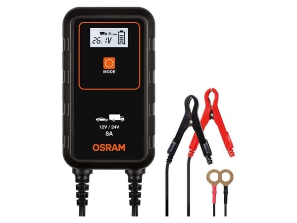 Osram Batterilader 8A, 1,5m kabel