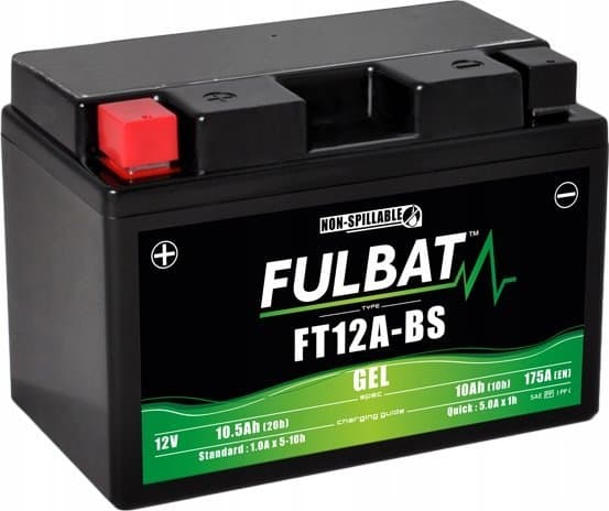 Fulbat Batteri 10 Ah 175 A EN 12V