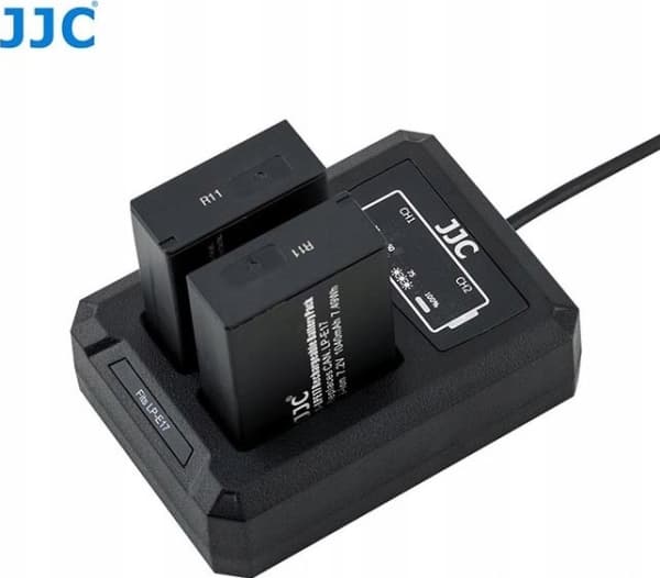 JJC kamera laturi kaksikanavainen Usb laturi Canon Lp-e17:lle
