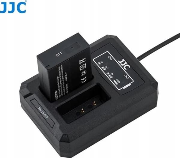 JJC kamera laturi kaksikanavainen Usb laturi Canon Lp-e17:lle