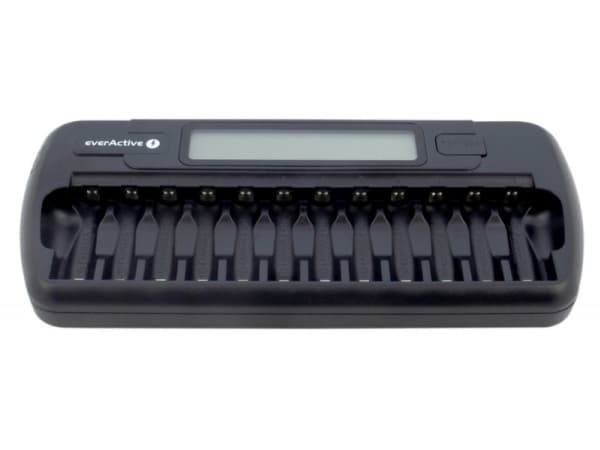 NC-1200 prosessorlader for 12 AA/AAA batterier