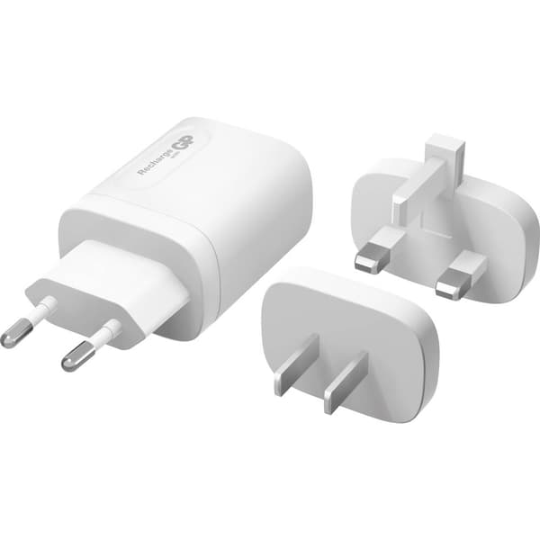 GP GPWC20WPWHUSB174 USB-laddare 20 W Inomhus 1x USB-A, 1x USB-C® Antal utgångar: 2 x