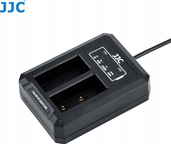 JJC kameran laturi Dual USB-laturi Fuji NP-W126 / NP-W126S:lle
