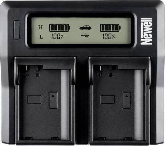 Newell kameralader Tokanals DC-LCD-lader for DMW-BLF19E-batterier