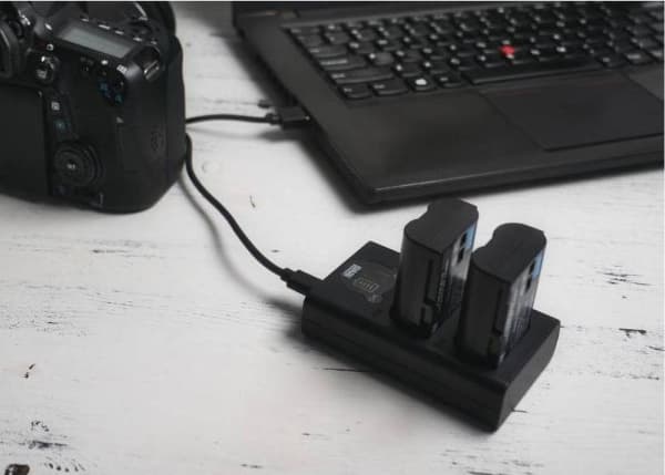 Newell kameralader Newell DL-USB-C to-kanals lader for AB1 batterier til Osmo Action