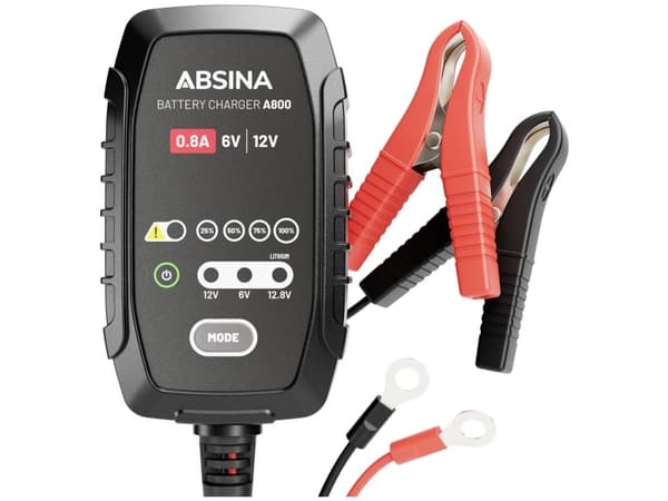 Absina A800 301006 Automaattilaturi 6 V, 12 V 0,8 A