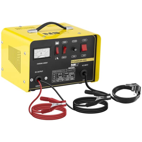 MSW Bilbatteriladdare - Starthjälp - 12/24 V - 20/30 A