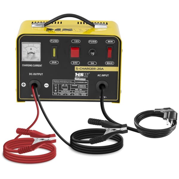 MSW Bilbatteriladdare - 12/24 V - 8/12 A