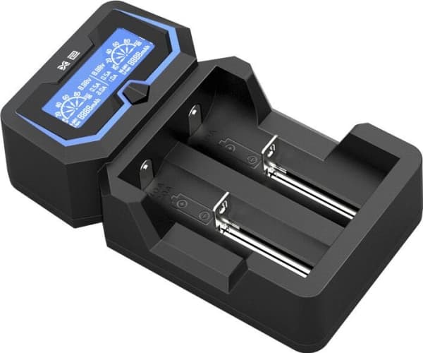 Batterilader for XTAR X2 18650 AA AAA celle ni-MH li-ion