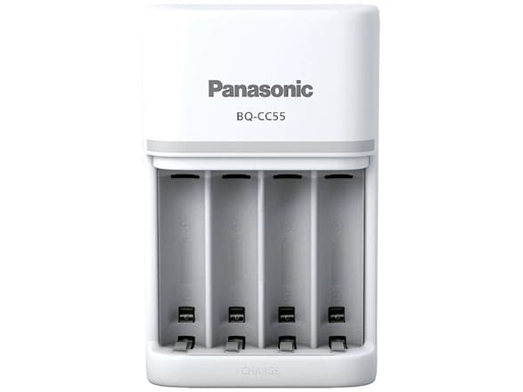 Panasonic eneloop Smart & Quick BQ-CC55 - 1,5 - 3 t batterilader - (for 4xAA/AAA)
