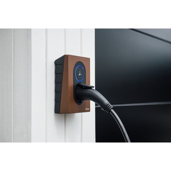 Frontdeksel Zaptec Go Wood Brown
