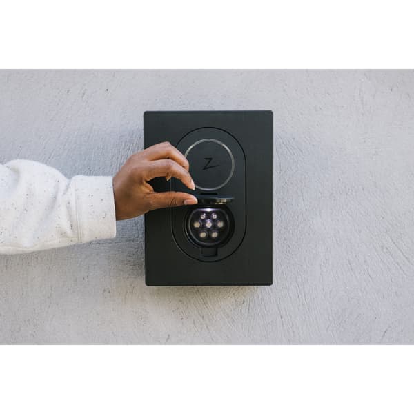 Frontdeksel Zaptec Go Asphalt Black