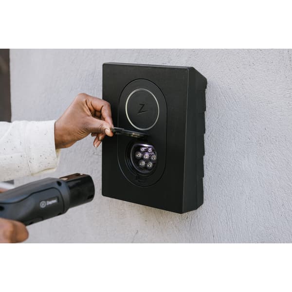 Frontdeksel Zaptec Go Asphalt Black