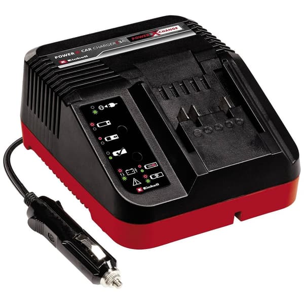 Einhell Power X-Car Charger 3A Laddare till batteripack 4512113 Röd