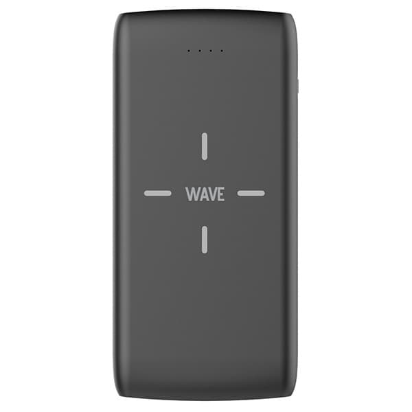 Wave QiPower powerbank, 10 000 mAh, svart