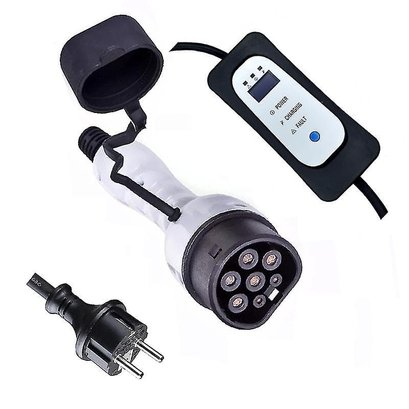 10 Meter Ev Charger Type 1 Type 2 Mode 2 Level 2 Evse Electric Vehicle Current Adjustable
