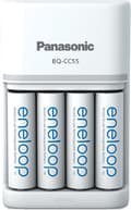 Miniatyrbillede 1 af 6: Universal oplader BQ CC55 eneloop inkl. batterier 4x Mignon 2000mAh (K-KJ55MCD40E)