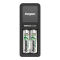 Pikkukuva 2 / 3: Energizer NiMH akkulaturi AA / AAA | 1.2 V DC | 2x AA/LR6 | Euro | Akun tyyppi: AA | Musta