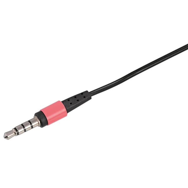 Hama Hörlur Shiny In-Ear Mic Silver Rosa