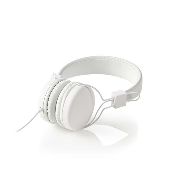 Nedis On-Ear Trådbundna Hörlurar | 3.5 mm | Kabellängd: 1.20 m | Vit