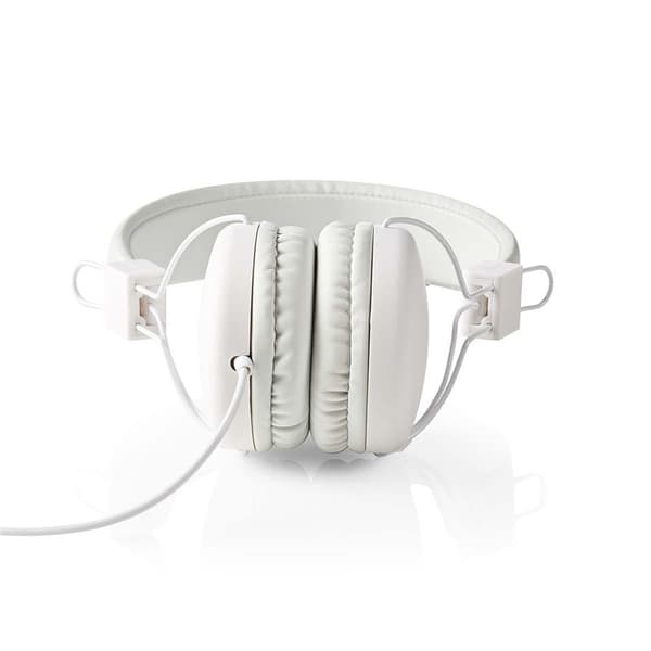 Nedis On-Ear Trådbundna Hörlurar | 3.5 mm | Kabellängd: 1.20 m | Vit