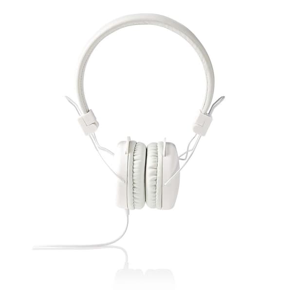 Nedis On-Ear Trådbundna Hörlurar | 3.5 mm | Kabellängd: 1.20 m | Vit