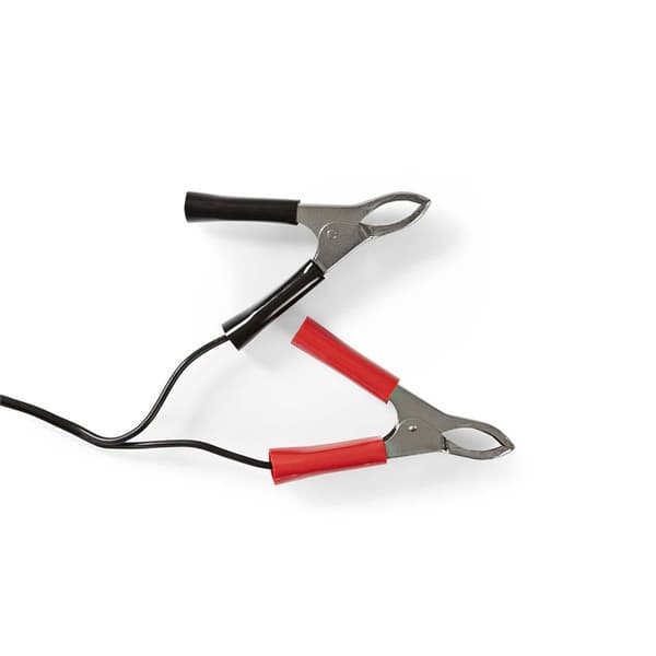 Nedis Bly Batteri Oplader | 2.3 / 6.9 / 13.8 V DC | 0.6 A | Opladning | Euro / Type C (CEE 7/16) | Batteri klemmer | Energi fra batteritype: AGM / Gel