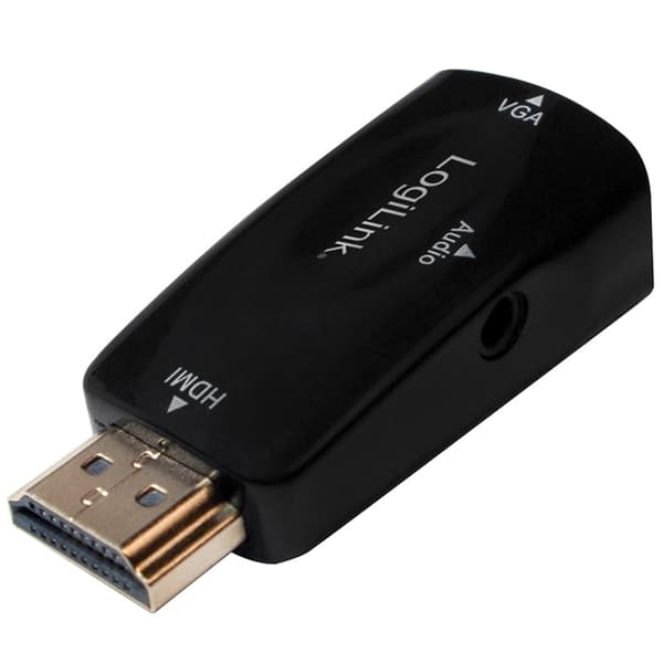 LogiLink HDMI hann -&gt; VGA hunn + lyd