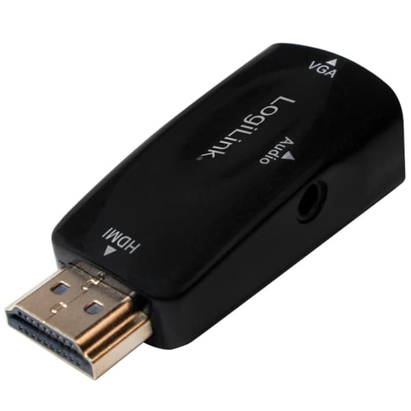 LogiLink HDMI hann -&gt; VGA hunn + lyd