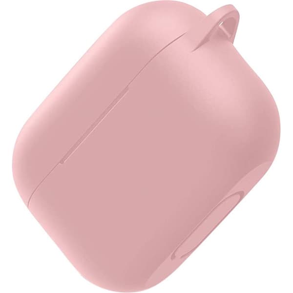 Skyddsfodral i silikon med krok till Airpods Pro, Rosa